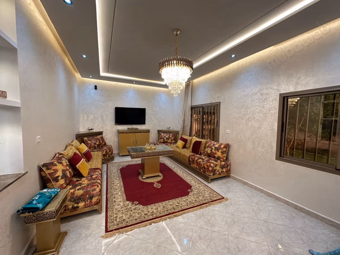 Luxury villa located on Route de l'Ourika. 2 comfortable bedrooms. Furnished