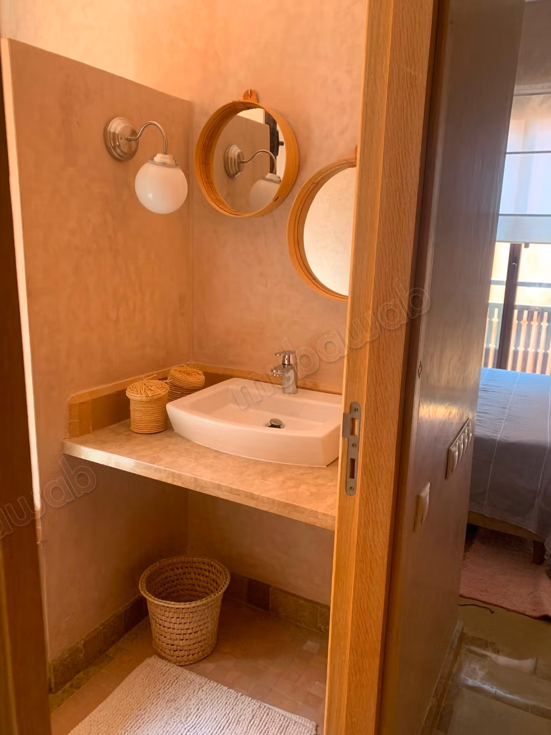 Superb apartment for rent on Route de l'Ourika. 2 large rooms. All comforts with fireplace and air conditioning