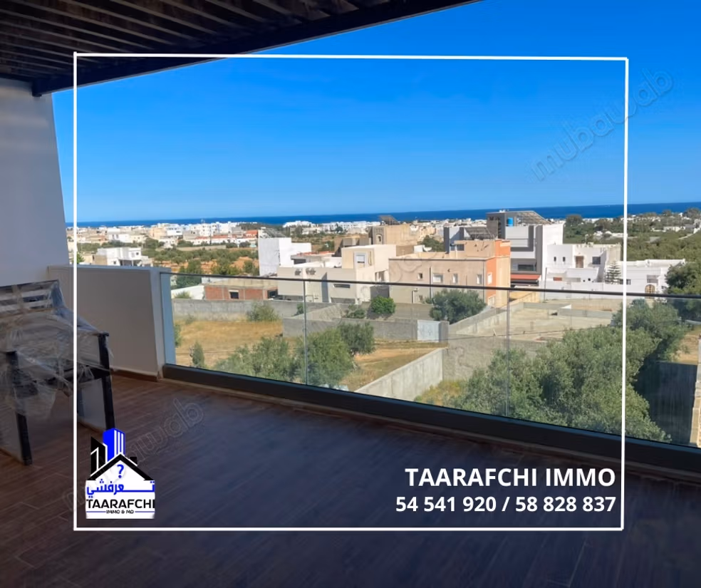 A vendre Villa S3 Hammamet Nord VM041 Vue de Mer