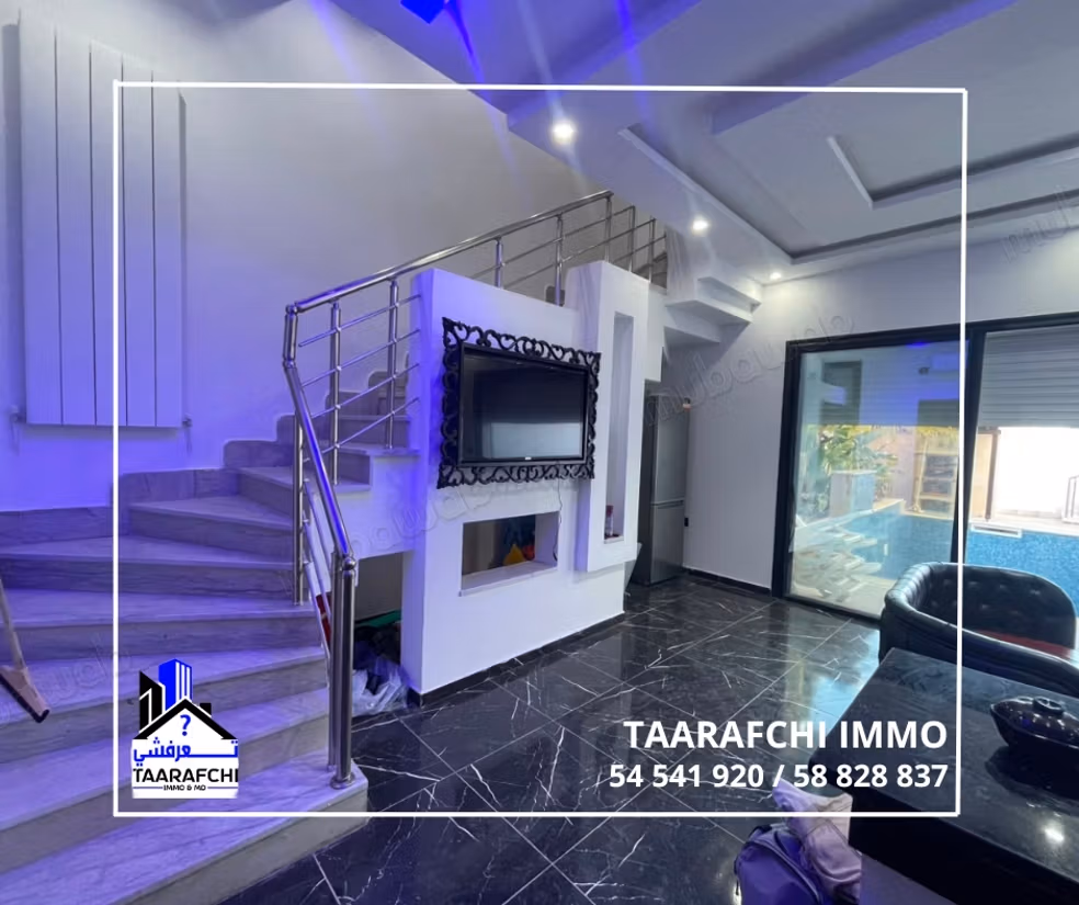 A vendre Villa S3 Hammamet Nord VM041 Vue de Mer