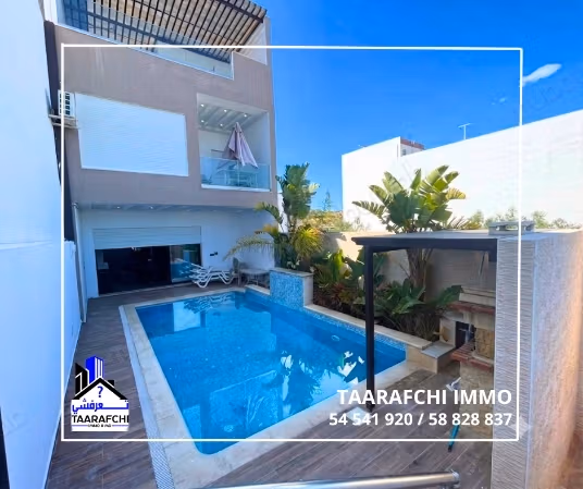 A vendre Villa S3 Hammamet Nord VM041 Vue de Mer