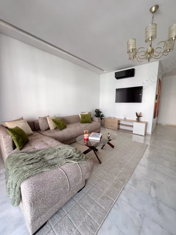 Posizione di un appartamento a Casablanca Finance City. 3 camere. Arredato