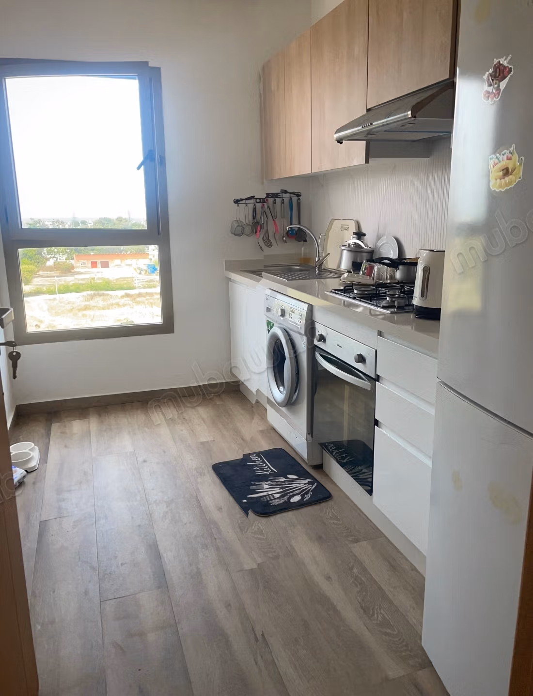 Location d'un appartement à Plage Oued Cherrat. Surface de 70 m². Jardin et ascenseur
