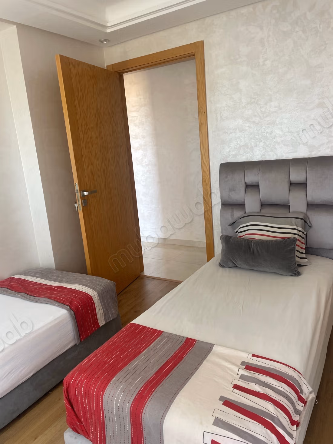 Location d'un appartement à Plage Oued Cherrat. Surface de 70 m². Jardin et ascenseur