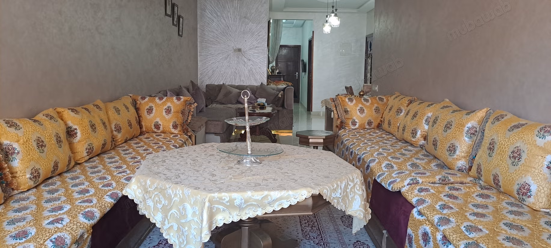Beautiful apartment for sale in Aerodrome District. 2 bedrooms. Security door, Moroccan lounge