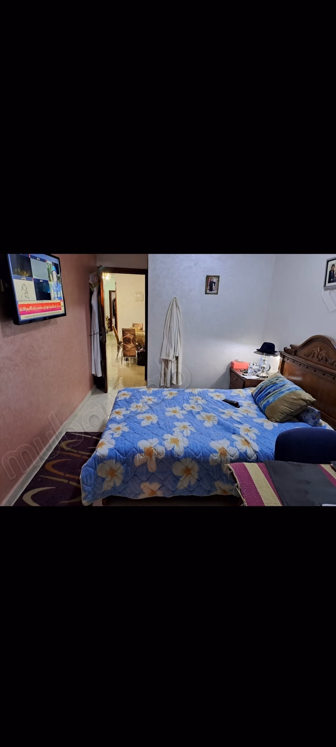 Beautiful apartment for sale in Aerodrome District. 2 bedrooms. Security door, Moroccan lounge