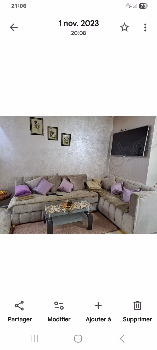 Mooie appartement te koop in de Aerodromewijk. 2 slaapkamers. Veiligheid deur, Marokkaanse lounge