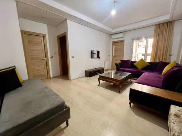 S1 meublé à louer la nouvelle soukra 1500 T'D