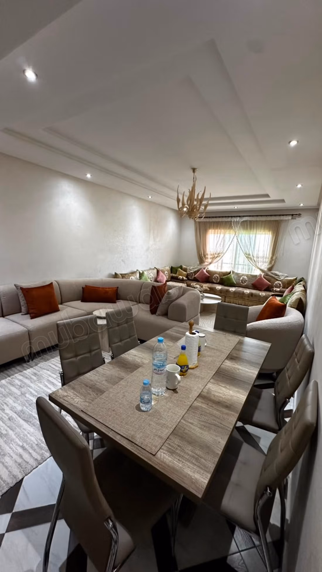 Bellissimo appartamento con 2 camere da letto in affitto a EL YAKOUT