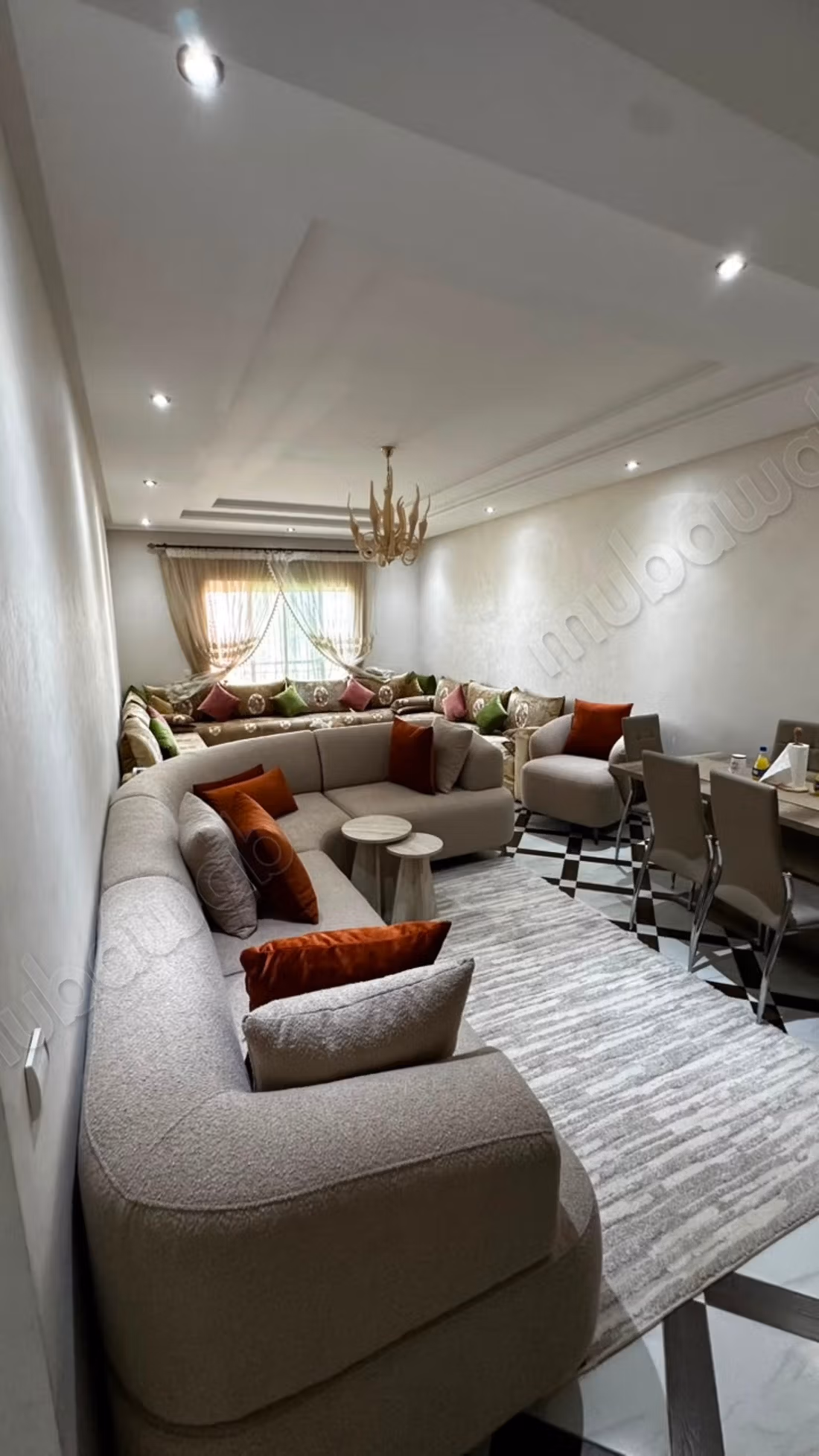 Bellissimo appartamento con 2 camere da letto in affitto a EL YAKOUT