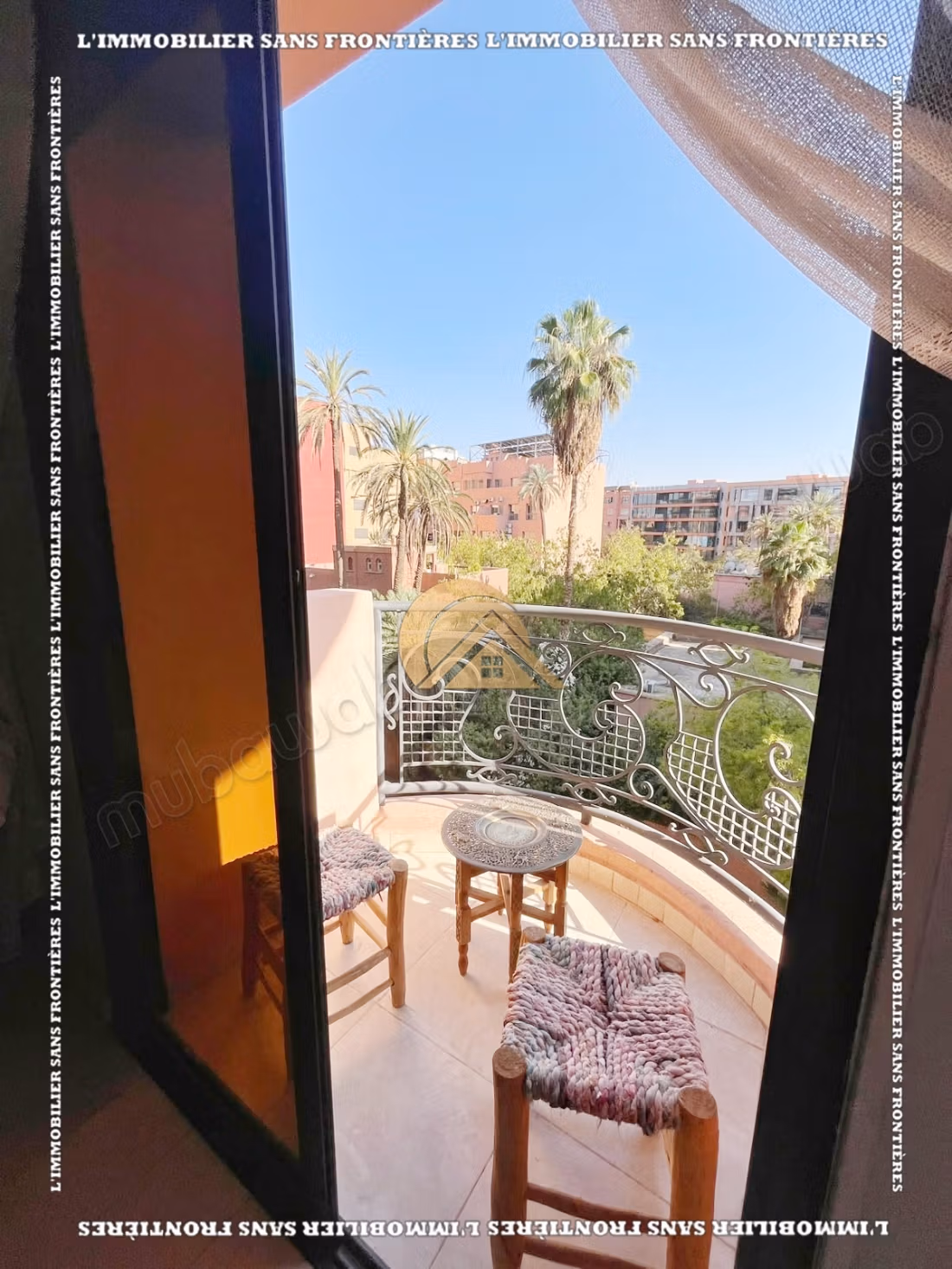Appartement meublé à louer à Guéliz, Marrakech — 83 m²