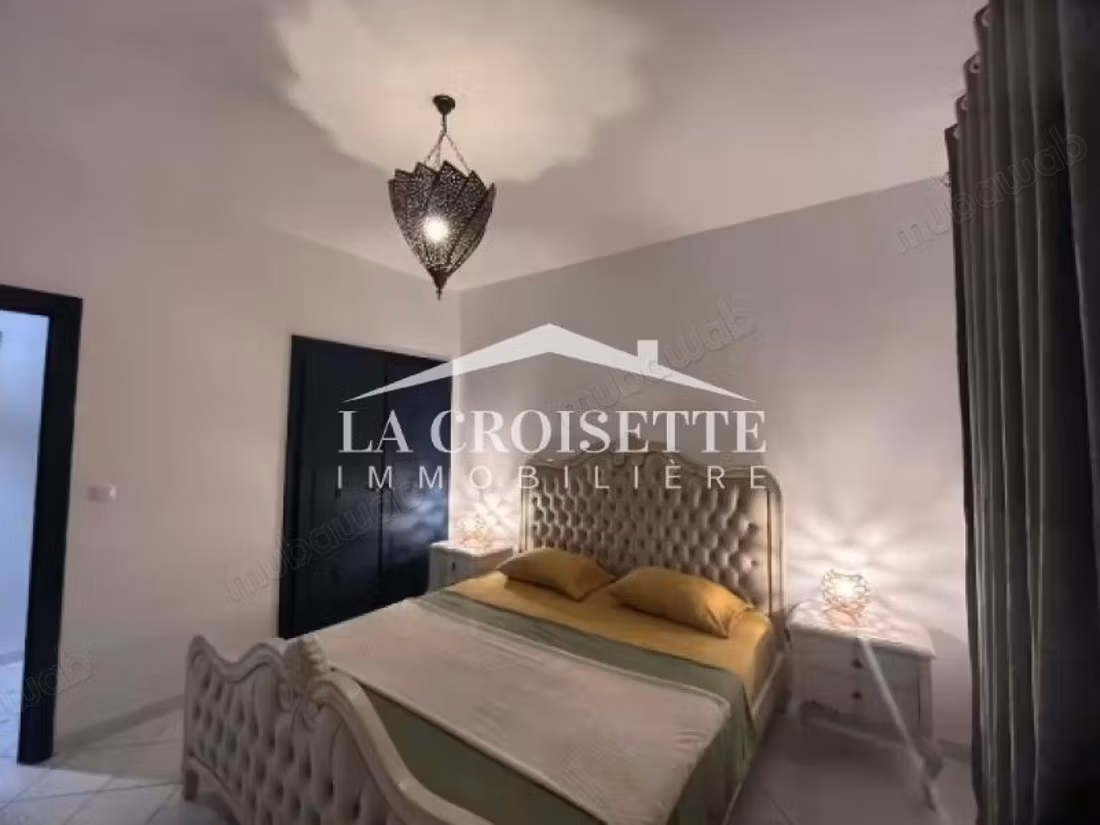 Furnished S3 duplex with garden in Gammarth