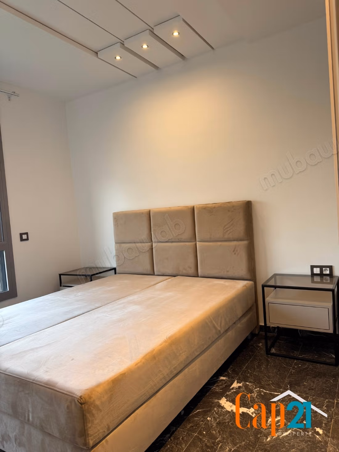 Furnished apartment with garden and pool for rent