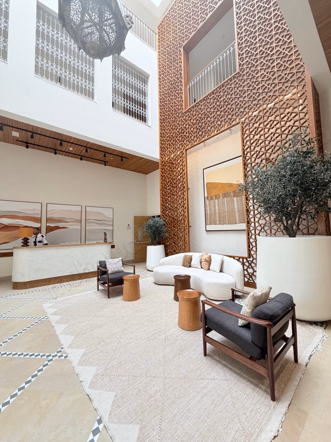 Apartment location at Marina Bay Tangier two bedrooms with pool in the residence