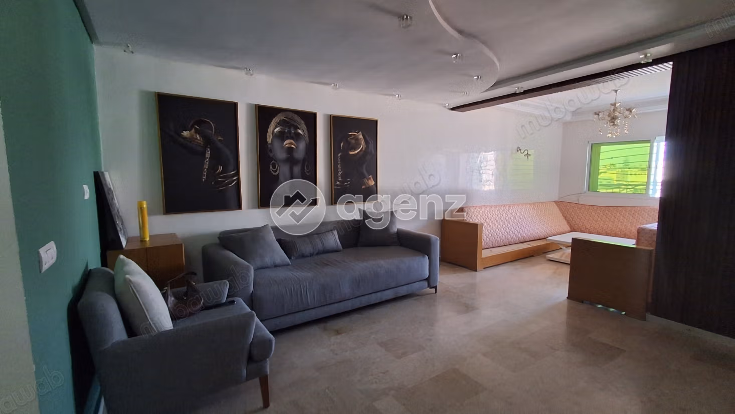 Appartamento in affitto 91 m², 2 camere La Gironde Casablanca