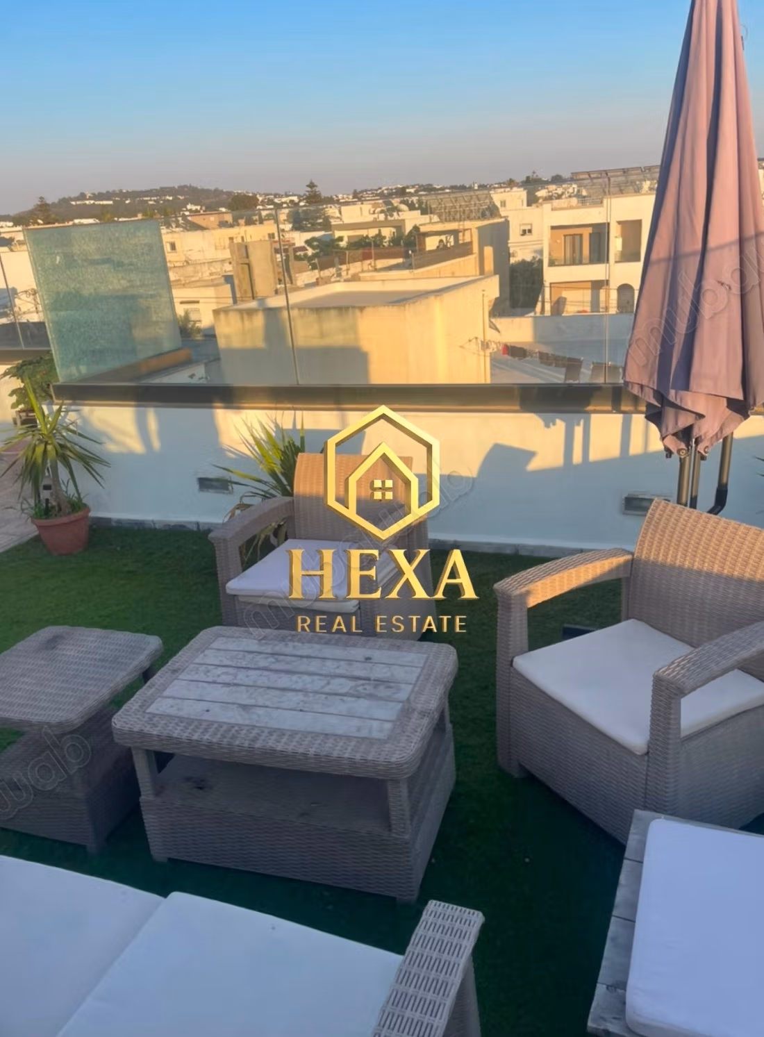 Duplex S3 avec terrasse à La Marsa