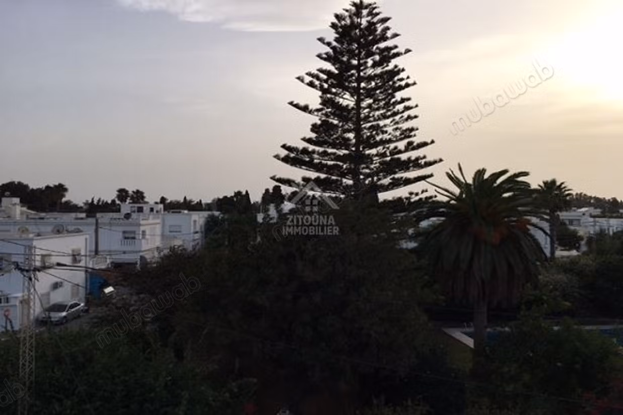 A louer une villa avec vue sur mer à Carthage Dermech