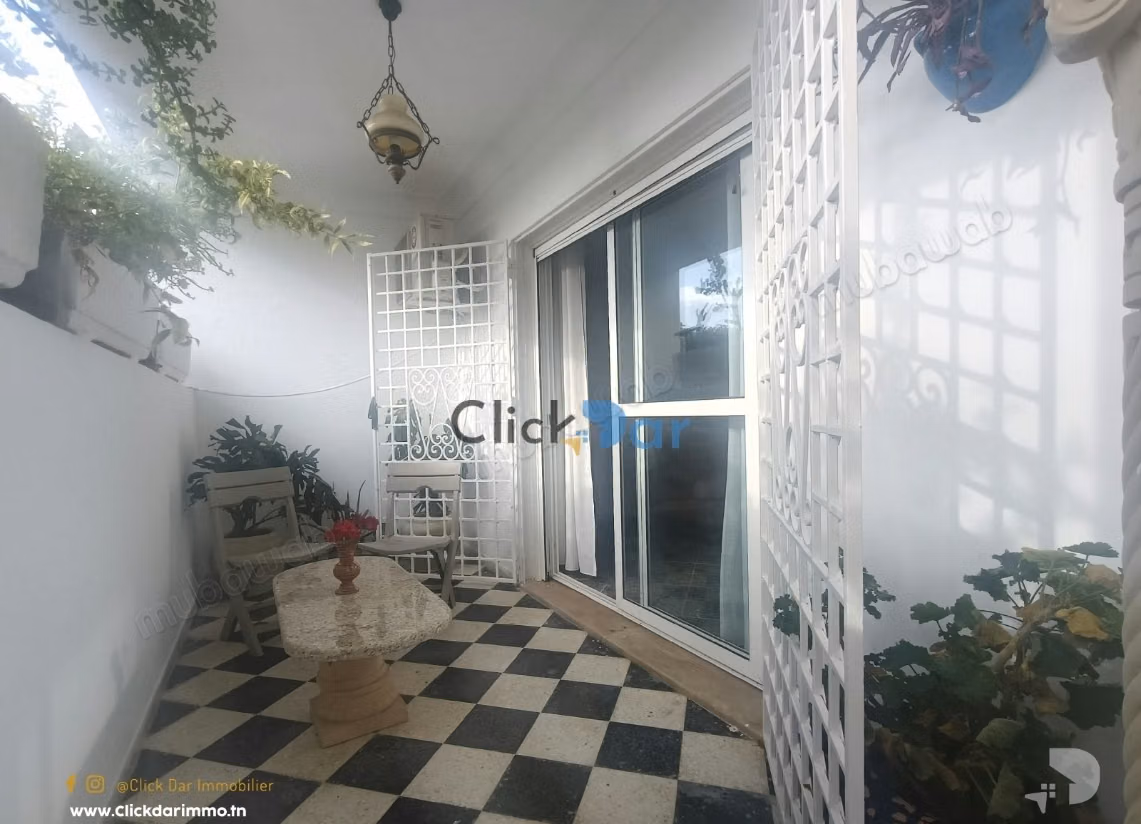 Appartement S2 RDC location annuelle Hammamet