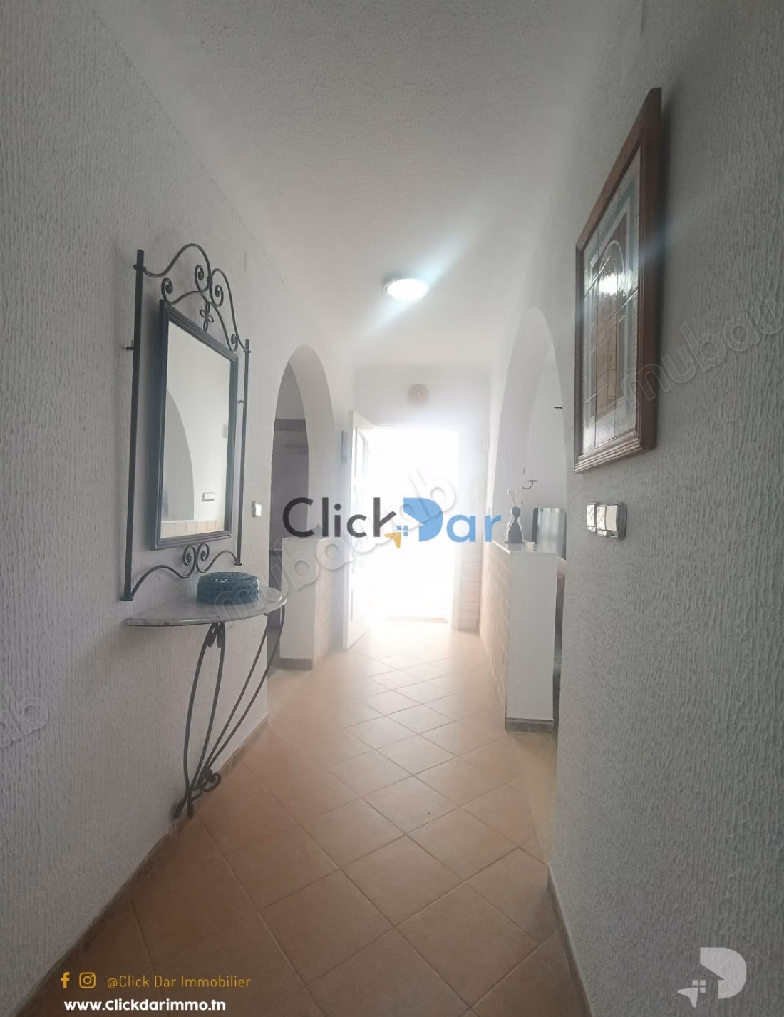 Appartement S2 RDC location annuelle Hammamet