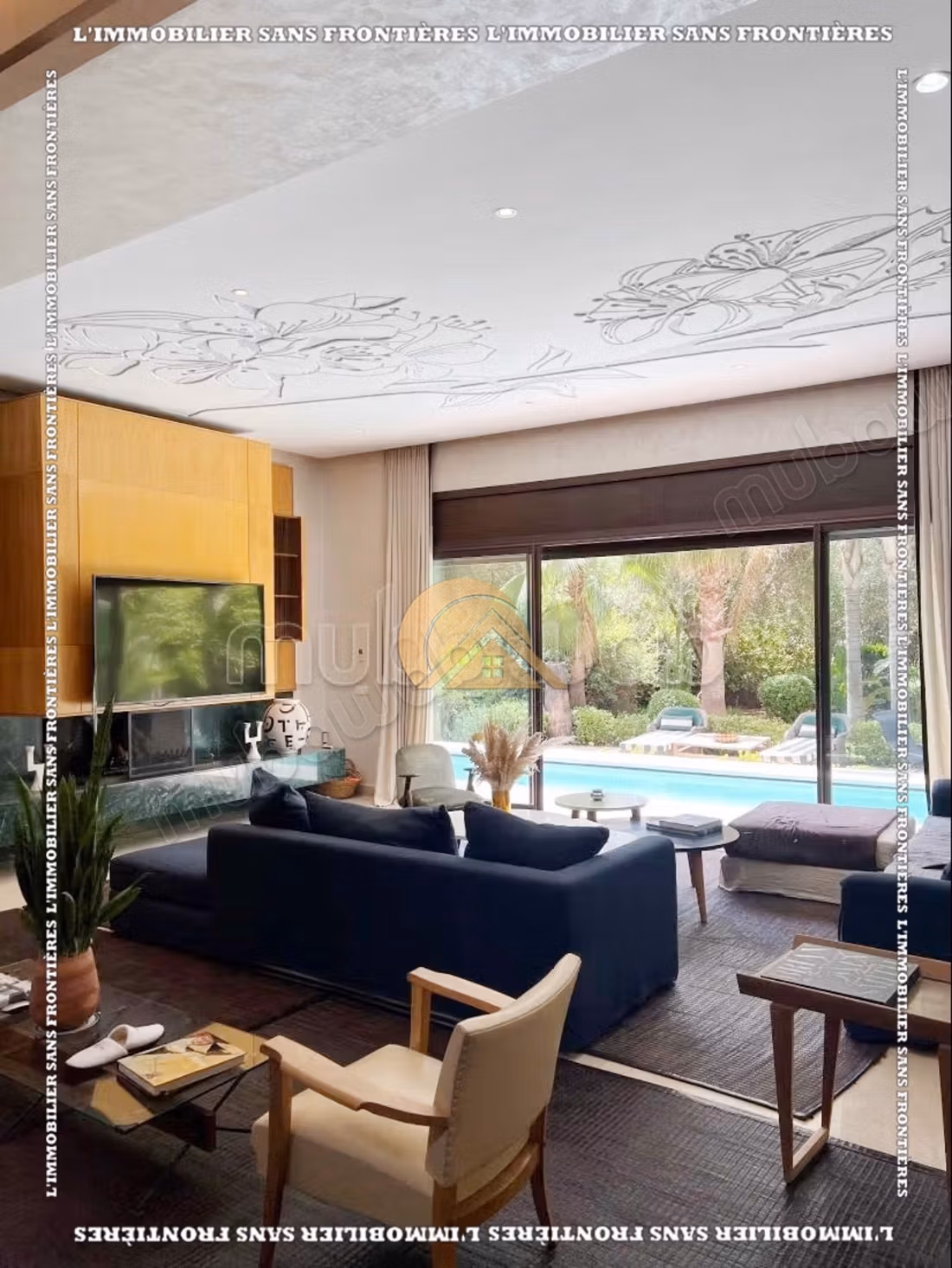 Villa arredata di lusso in affitto ad Amelkis con piscina privata