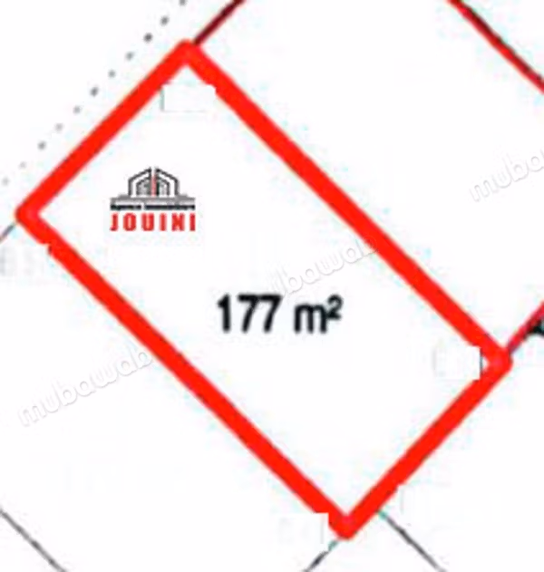 Land 177 m² in Jaafar, Ariana