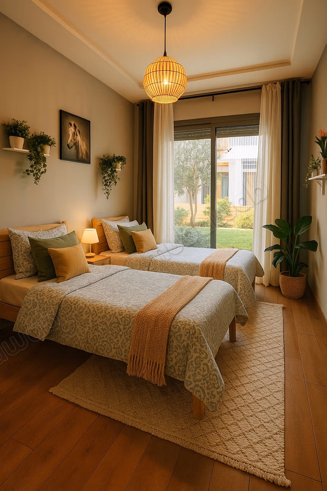 Apartments for rent. 2 comfortable rooms. Residence with caretaker, general air conditioning
