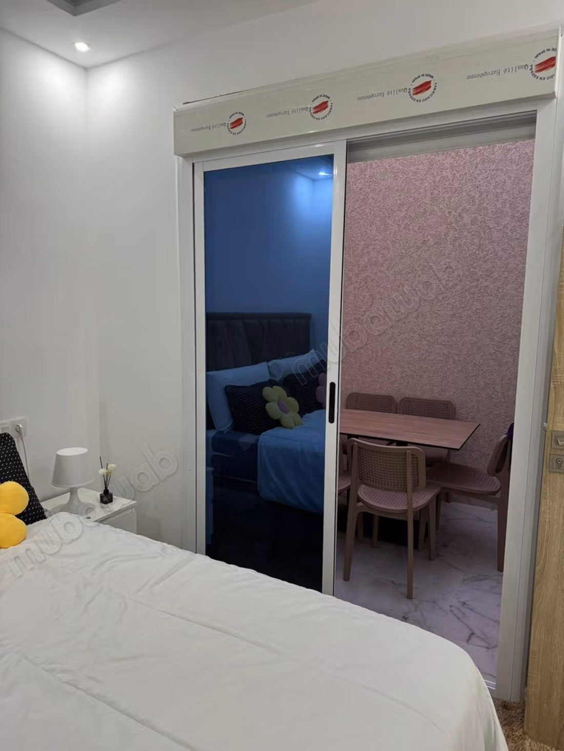Appartement te huur in M'Diq. 2 grote kamers. Gemeubileerd