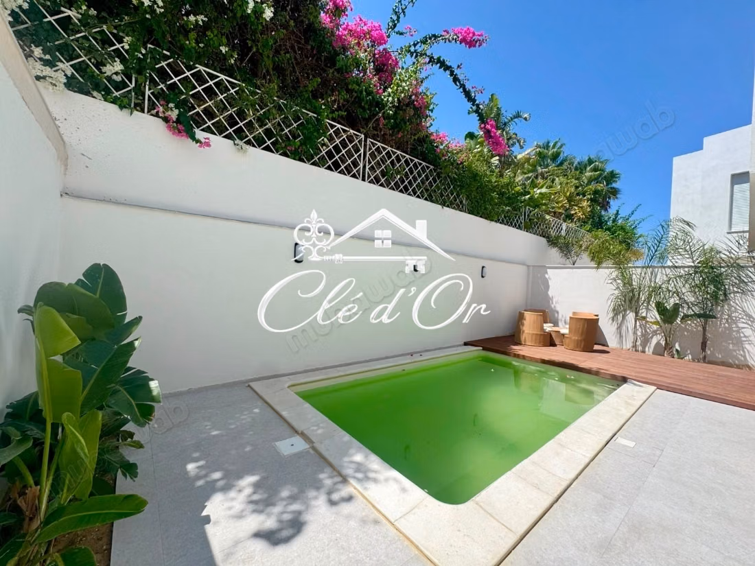 Villa S4 à louer à Gammarth