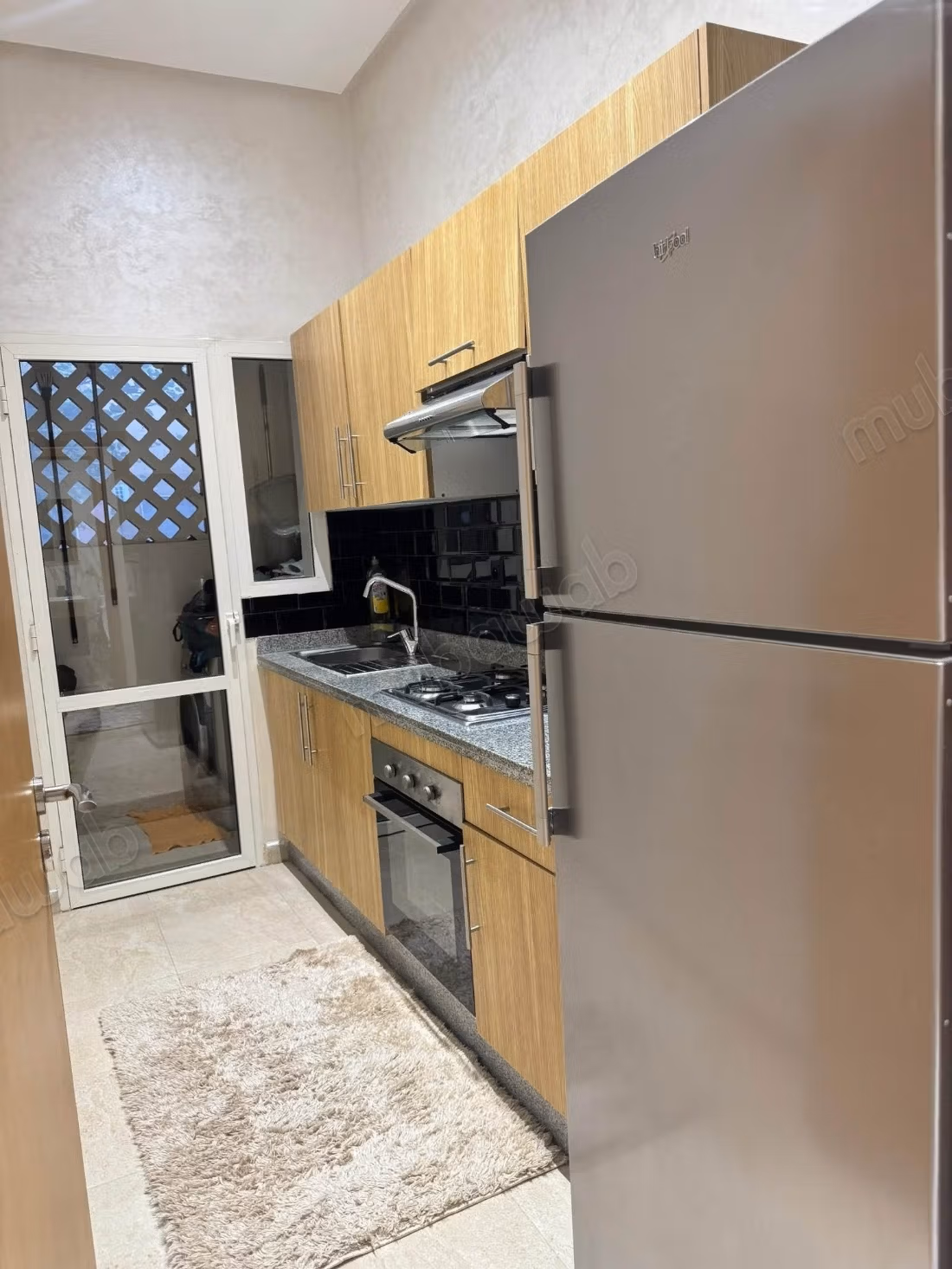 Apartment rental in Gueliz. 2 cozy bedrooms. Traditional lounge and satellite system