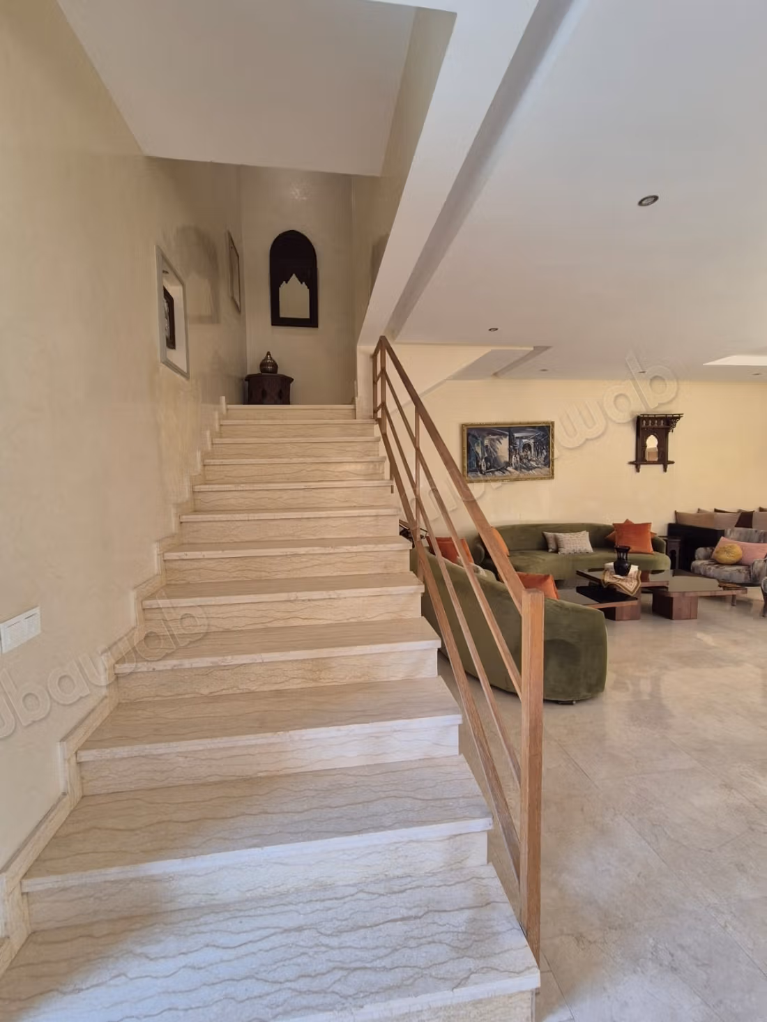 Ourika Road, beautiful villa in a gated community, spacious areas, pool possibility