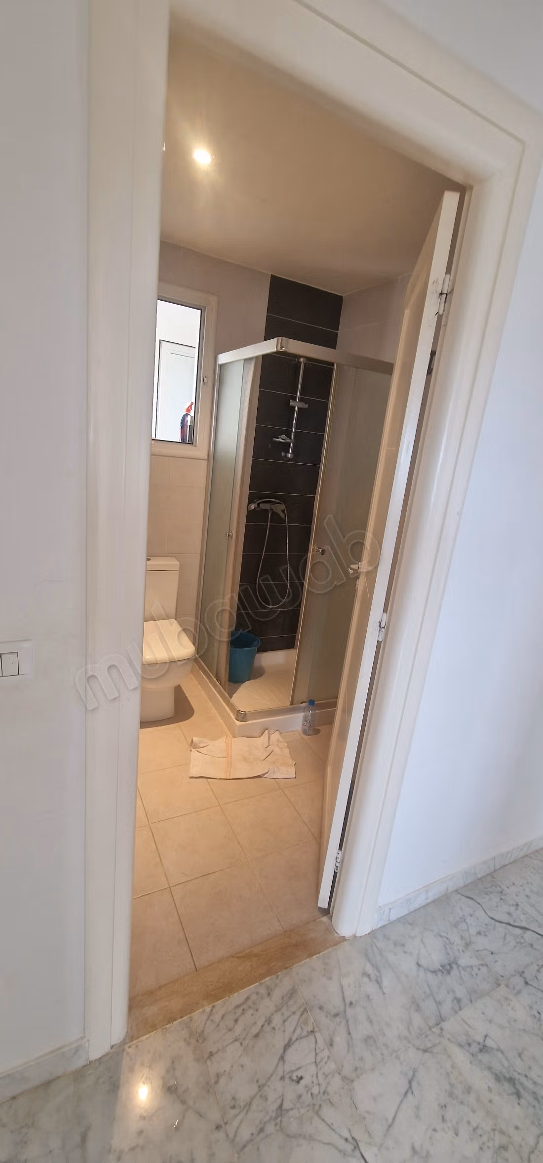 Location d'un appartement à Hammamet Nord. 
Surface de 104 m². 
Meublé