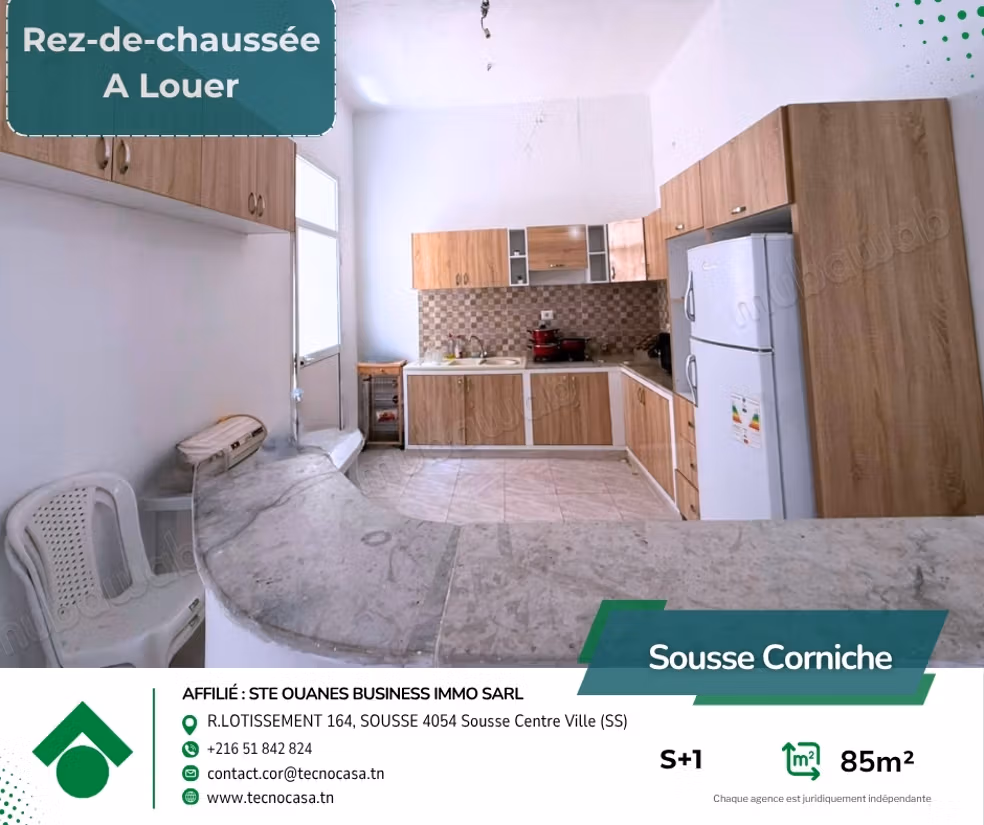 For rent – ground floor
