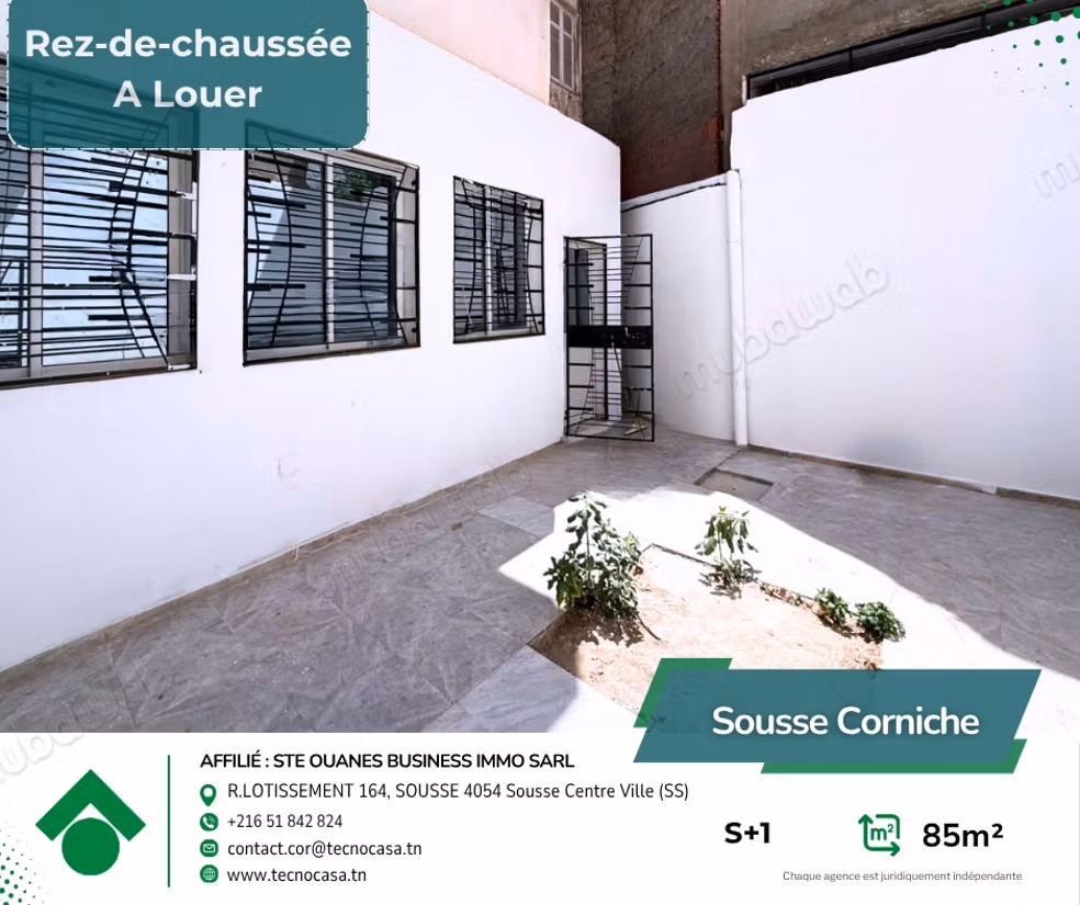 For rent – ground floor