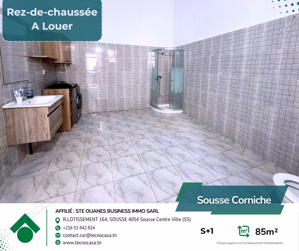 For rent – ground floor