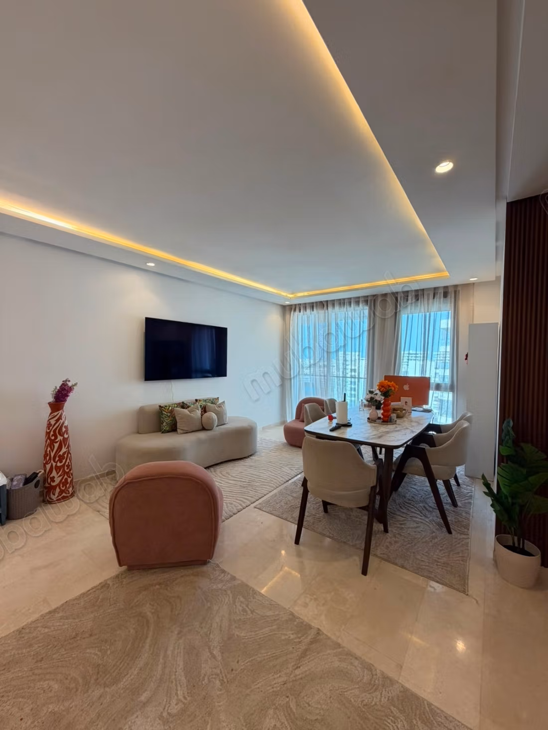 Very nice empty apartment for rent in Casablanca Finance City