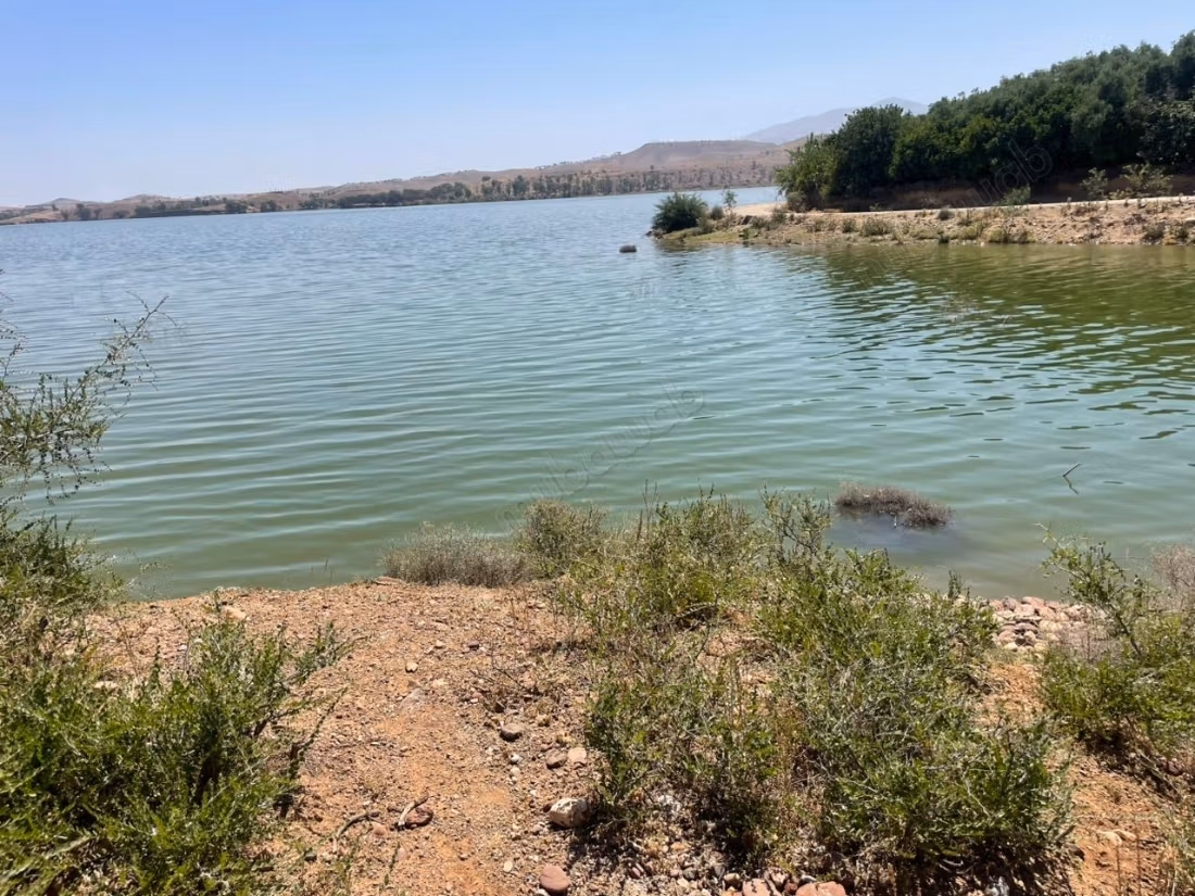 Waterfront land for sale or rent at Lalla Takarkoust dam