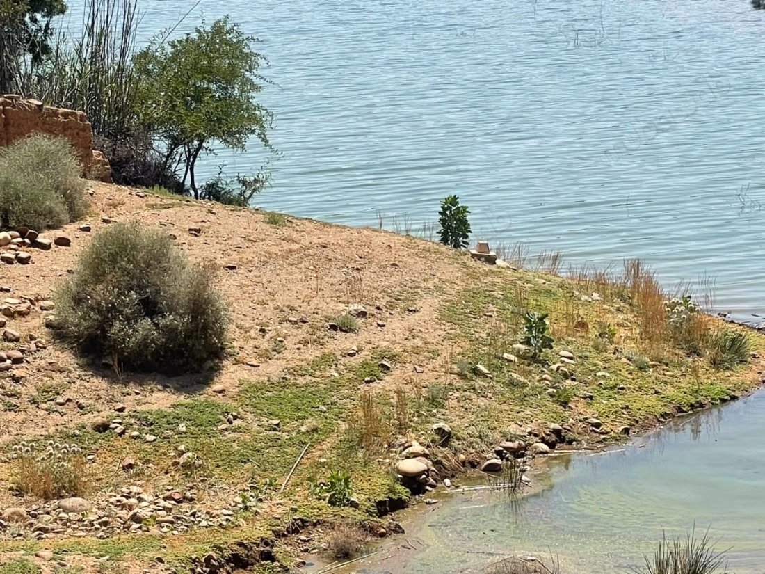 Waterfront land for sale or rent at Lalla Takarkoust dam