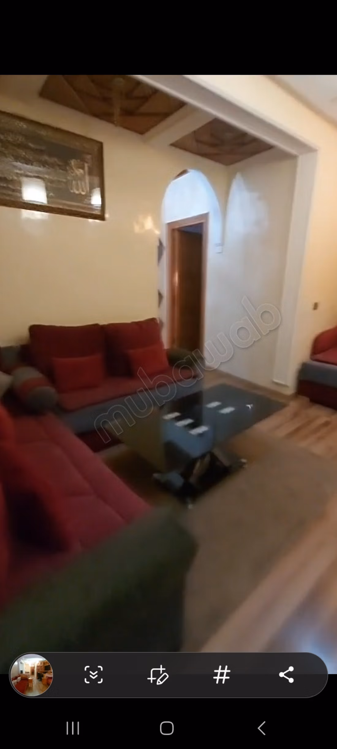 Mooi appartement te koop in Guéliz. 3 grote kamers. Gemeubileerd