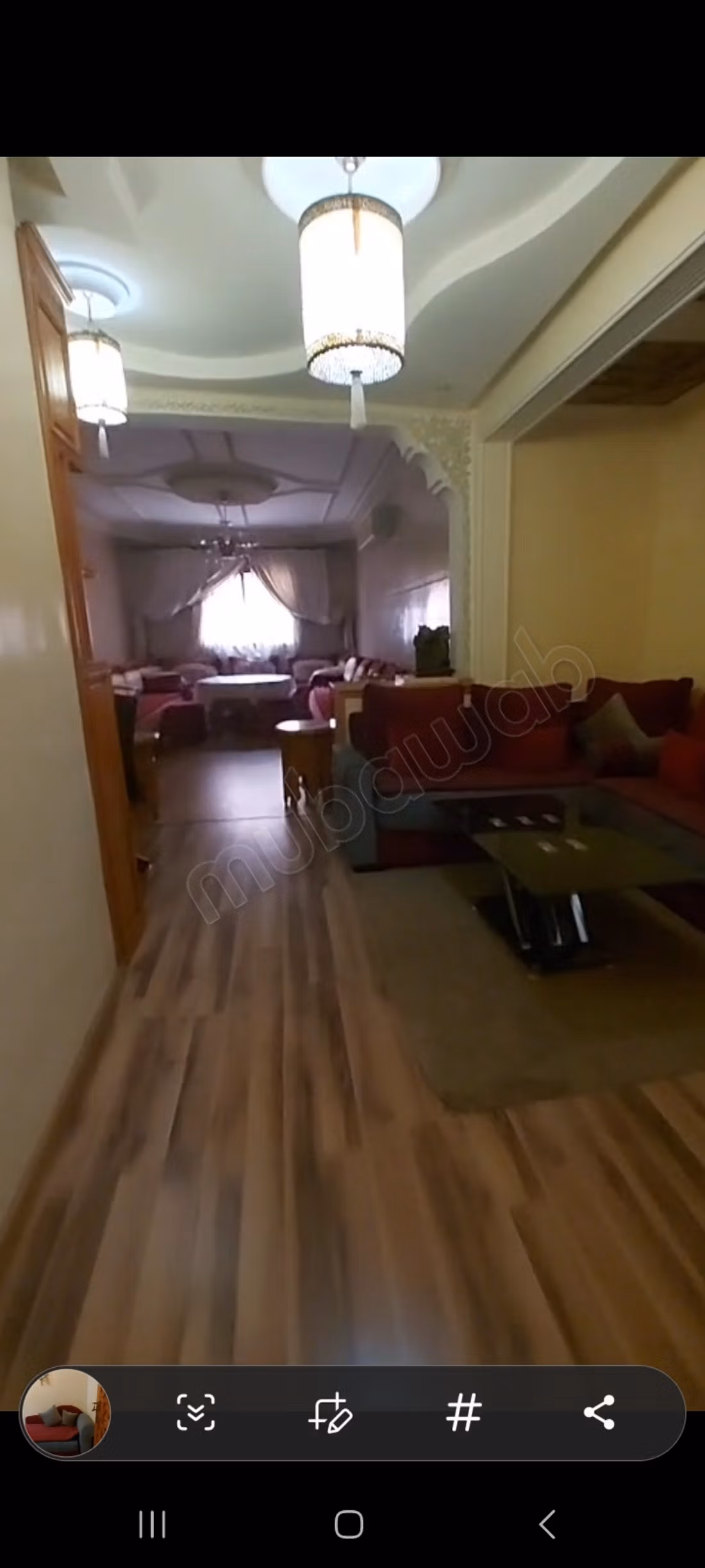 Mooi appartement te koop in Guéliz. 3 grote kamers. Gemeubileerd