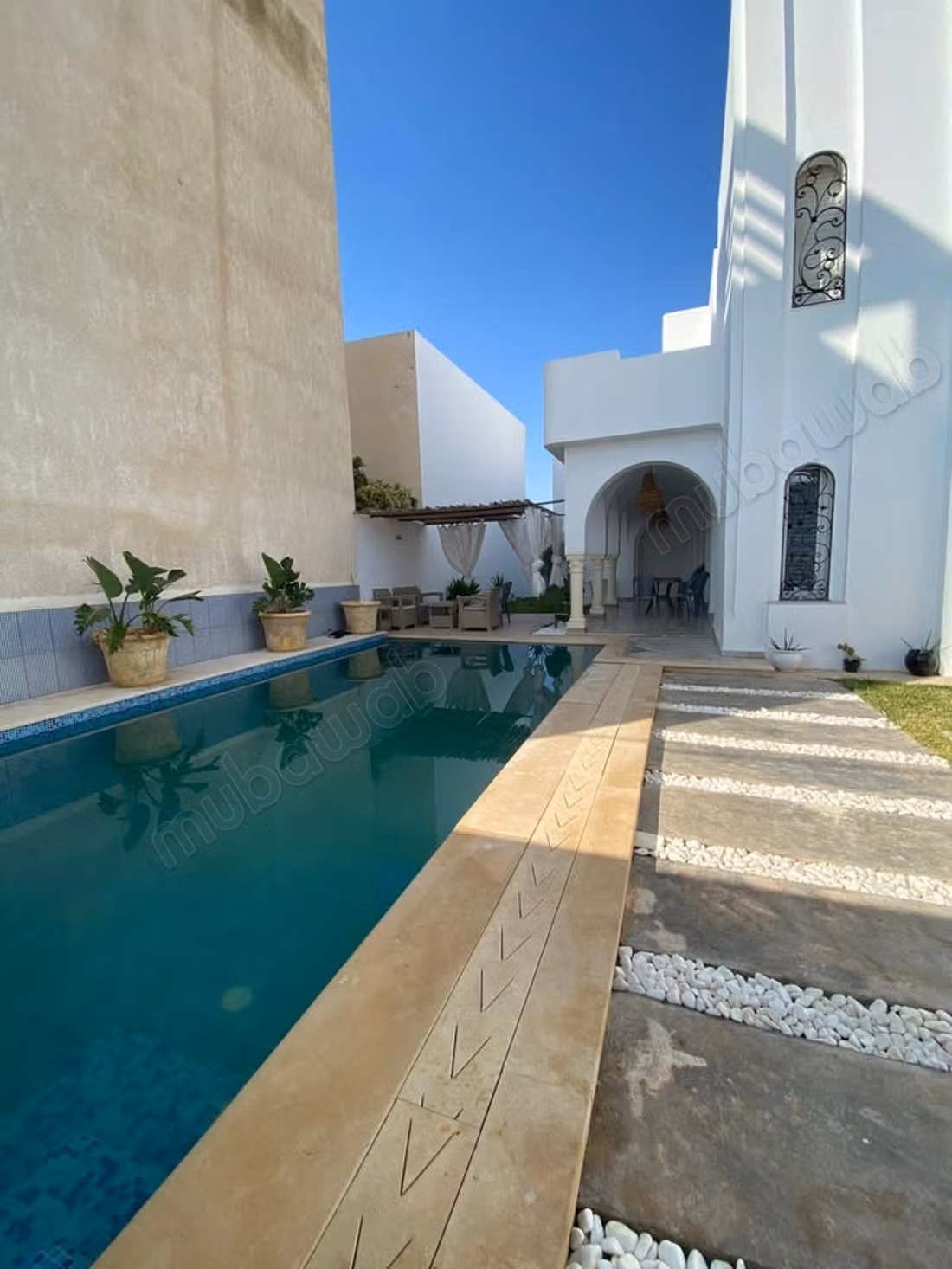 Villa avec piscine à Hammamet Nord avec 3 suites