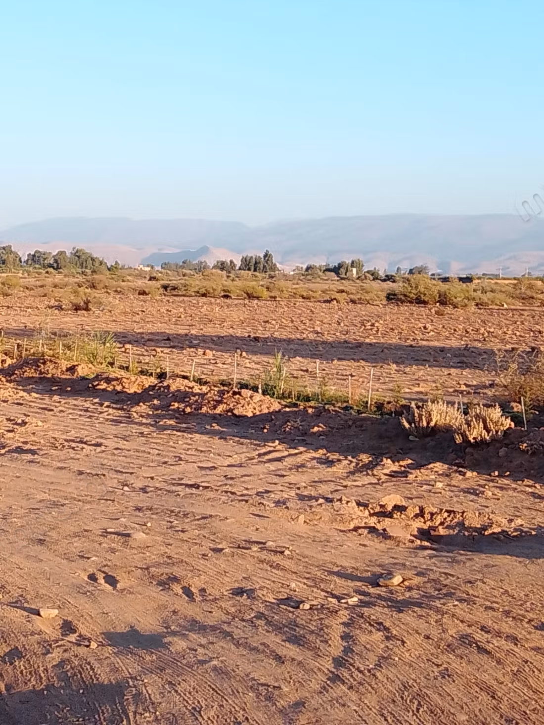 Grond van 1 hectare langs de Ourika-weg tegenover de Atlas