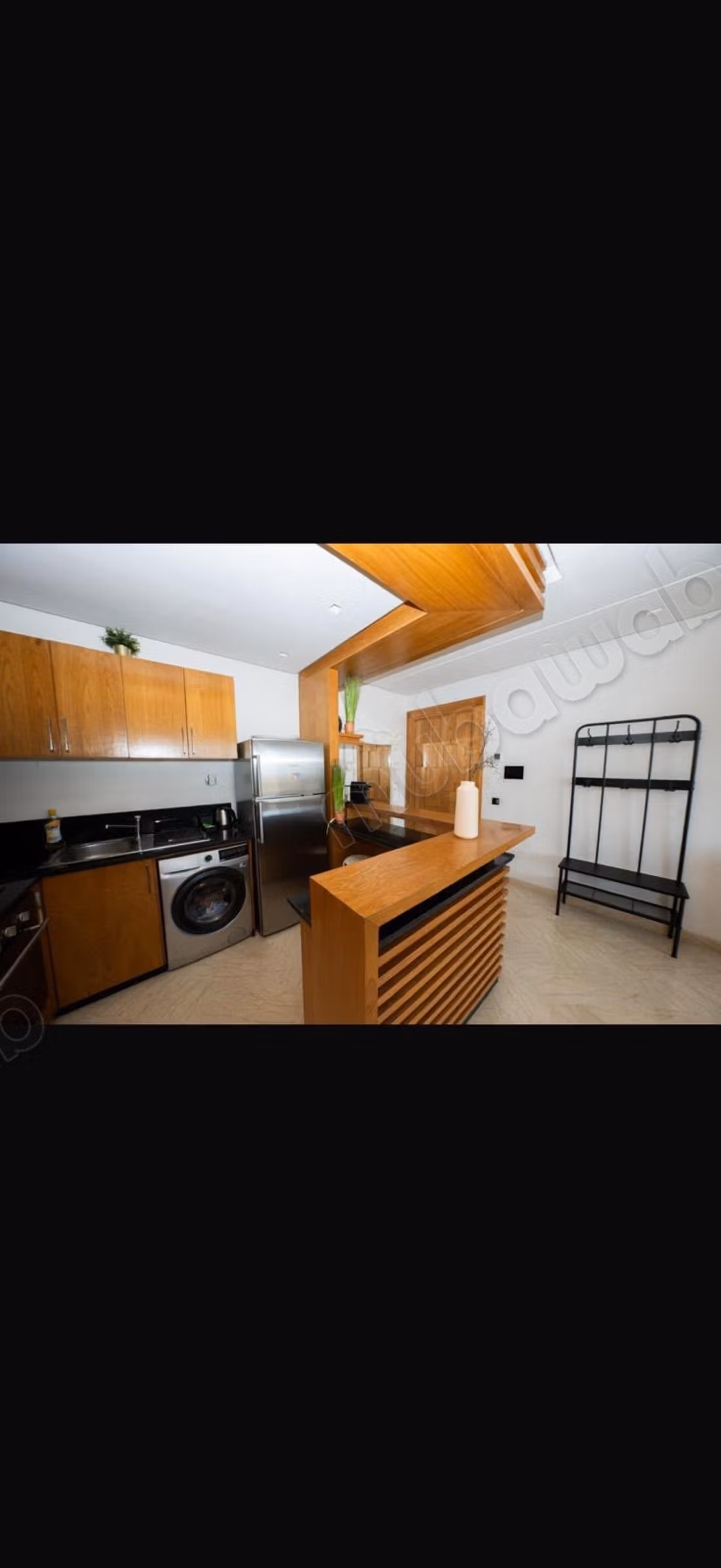 Affitta questo studio a Casablanca Finance City. 1 bella camera. Ben arredato