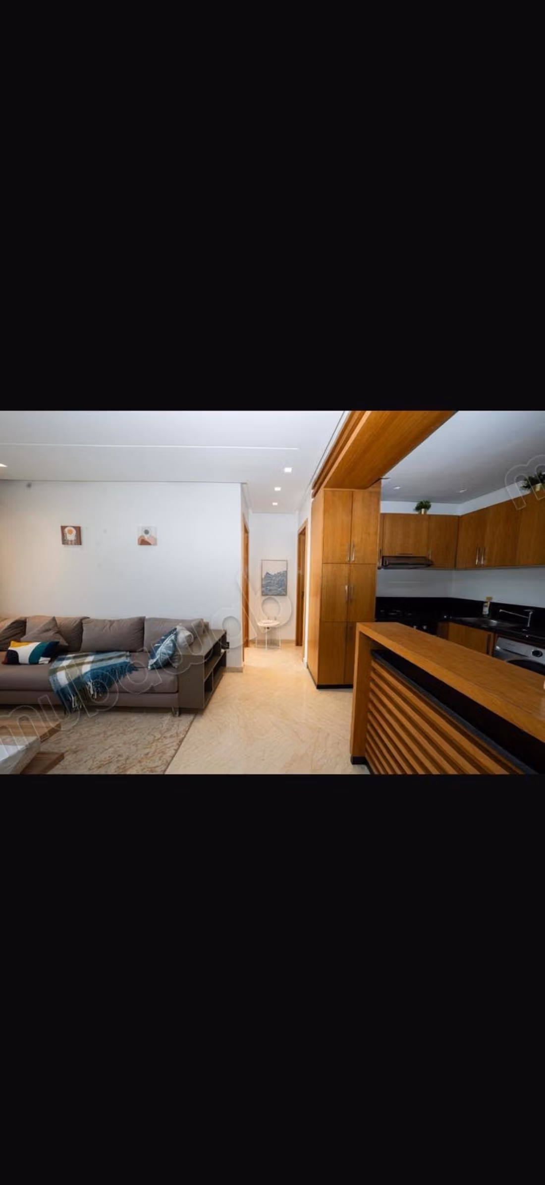 Affitta questo studio a Casablanca Finance City. 1 bella camera. Ben arredato