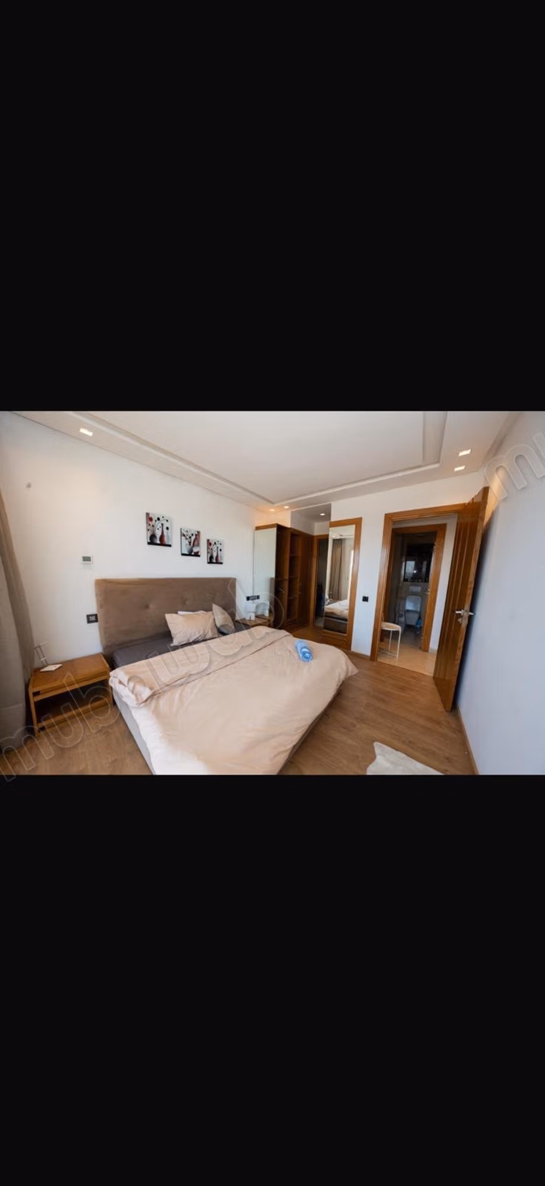 Affitta questo studio a Casablanca Finance City. 1 bella camera. Ben arredato