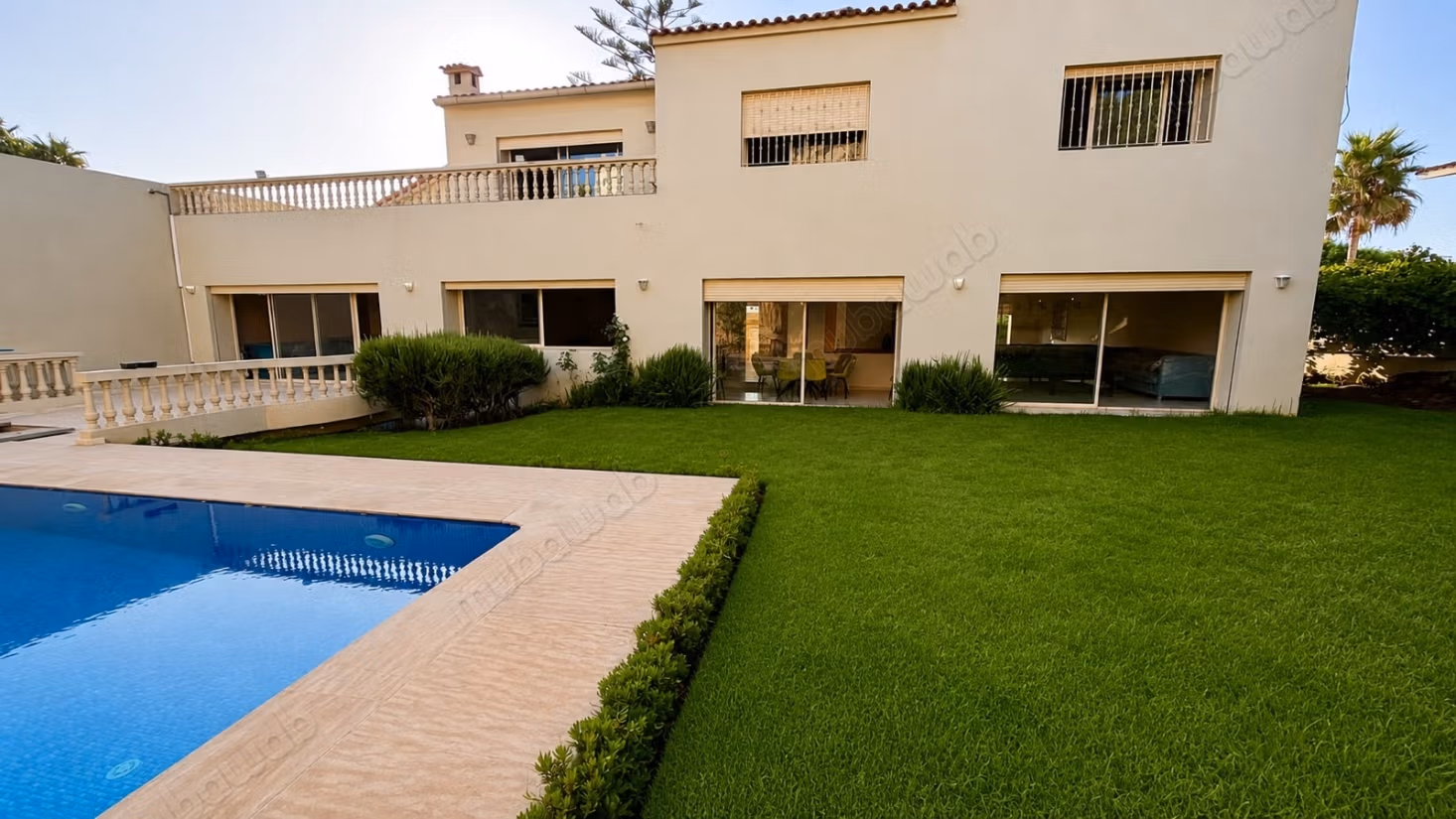 Villa arredata 5 camere con piscina in affitto – Harhoura Centro