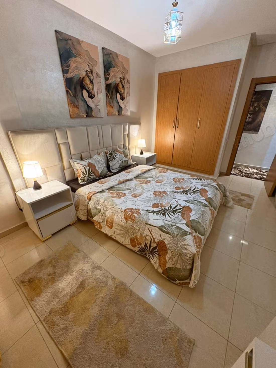Super appartement te huur in Hay Mohammadi. 2 grote kamers. Inbraakwerende deur en beveiligd complex