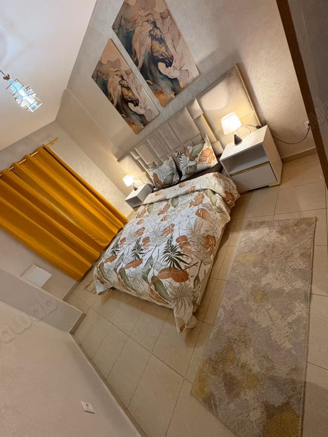Super appartement te huur in Hay Mohammadi. 2 grote kamers. Inbraakwerende deur en beveiligd complex