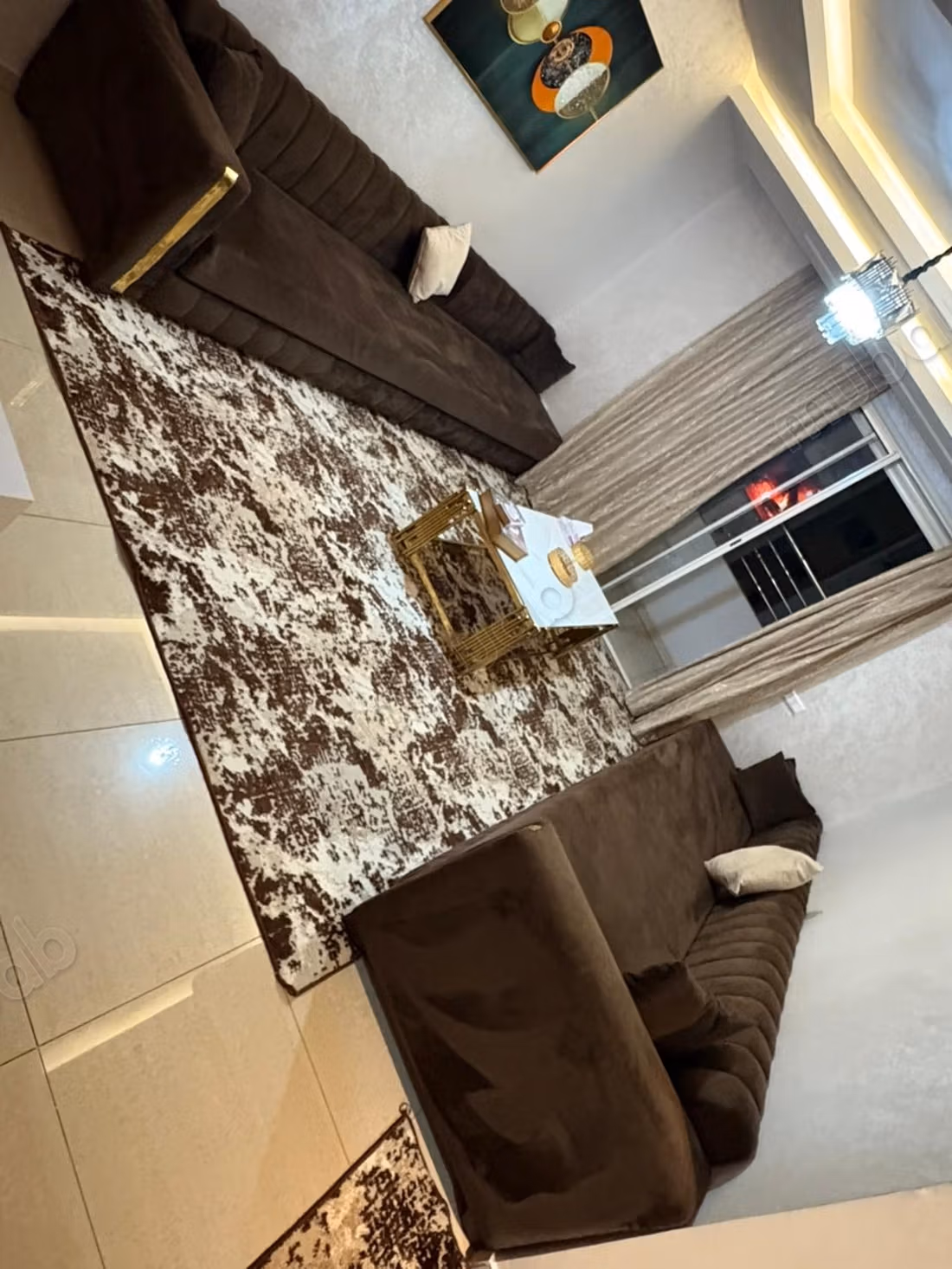 Super appartement te huur in Hay Mohammadi. 2 grote kamers. Inbraakwerende deur en beveiligd complex