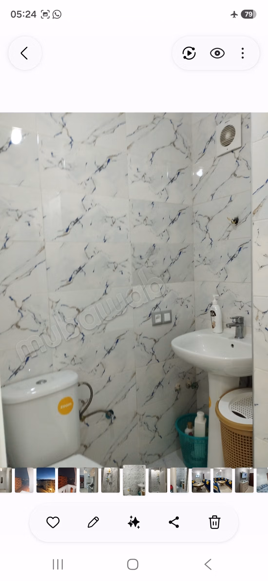 Appartement meuble
1ere etage
2 chambres
