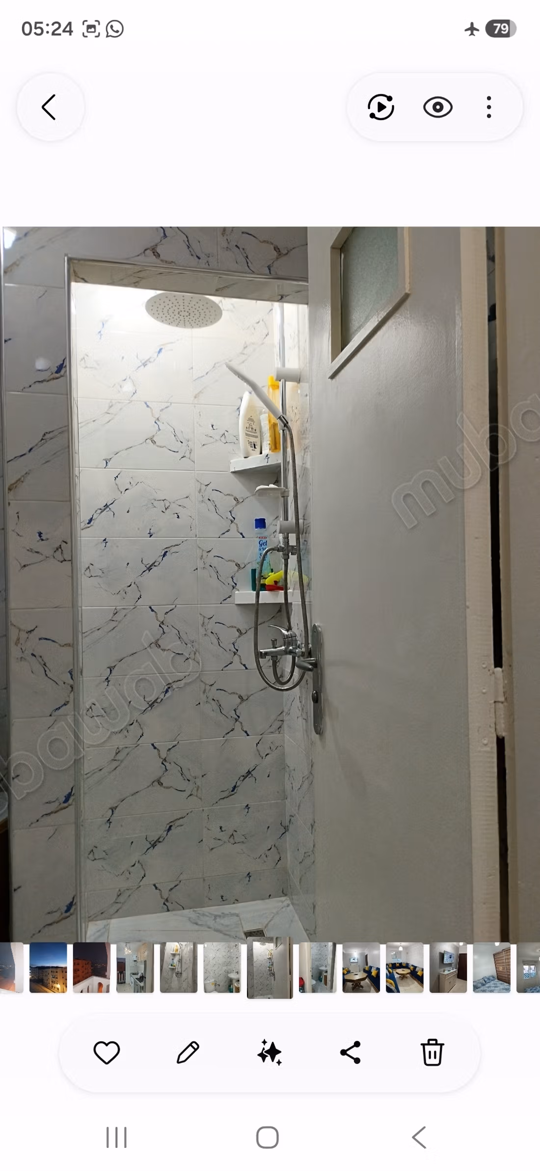 Appartement meuble
1ere etage
2 chambres